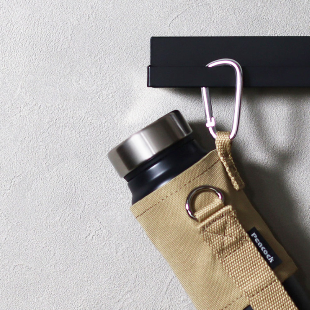 【日本孔雀Peacock】露營戶外登山 不鏽鋼保冷保溫杯400ML(附可調杯袋+登山扣環)-任選色, , large