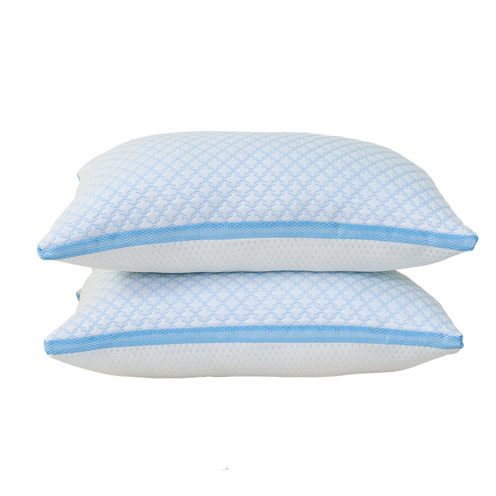 Buy 1 Get 1 Free Taiwan-made Cool Breathable 3D Elastic Washable Pillow, , large