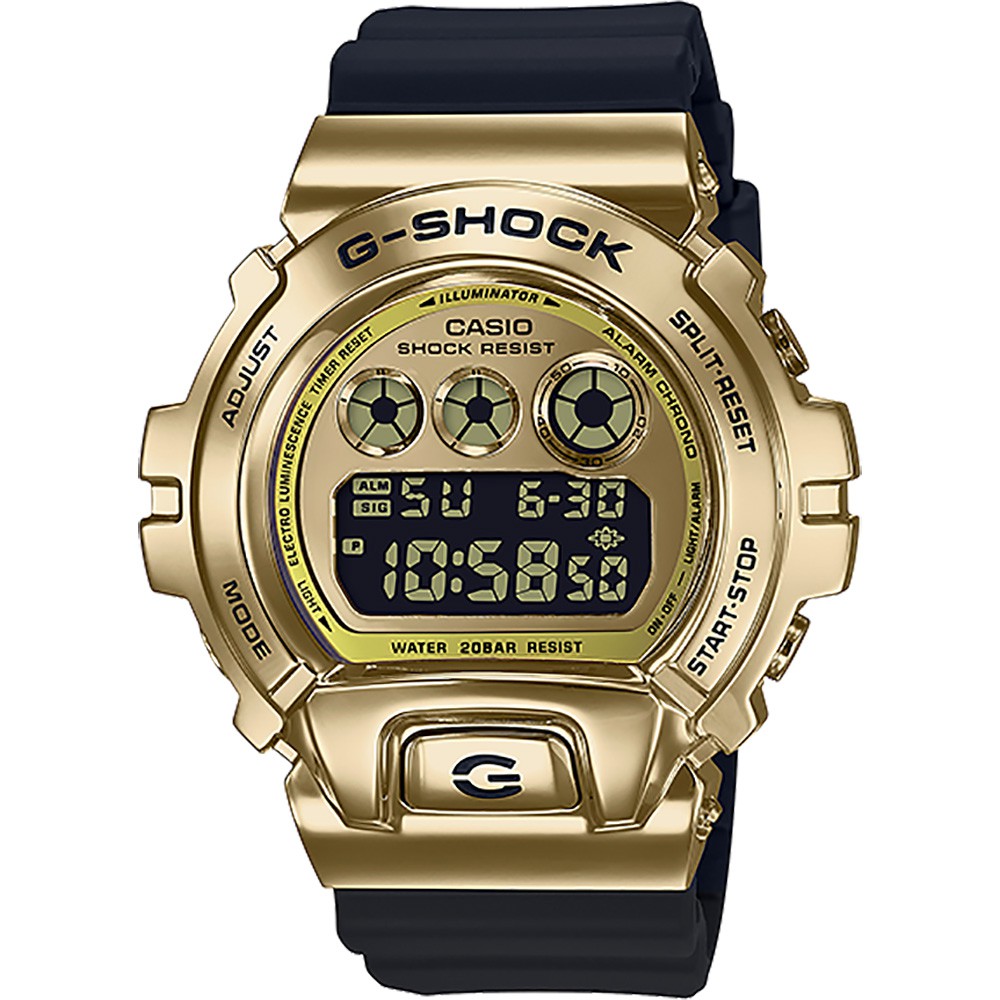 CASIO 卡西歐  G-SHOCK DW-6900 25周年金屬手錶 GM-6900G-9, , large