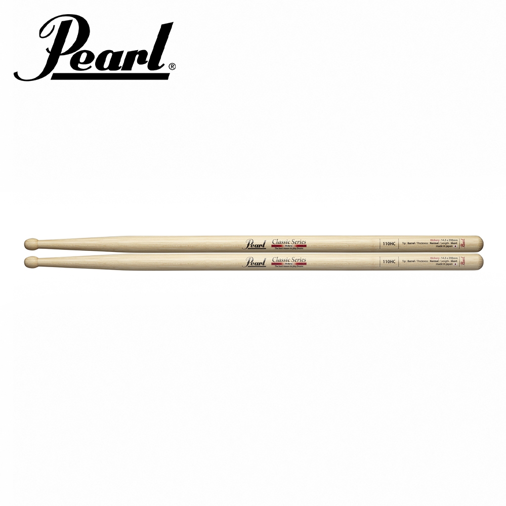 Pearl 110HC 山胡桃木鼓棒 日本製【敦煌樂器】, , large