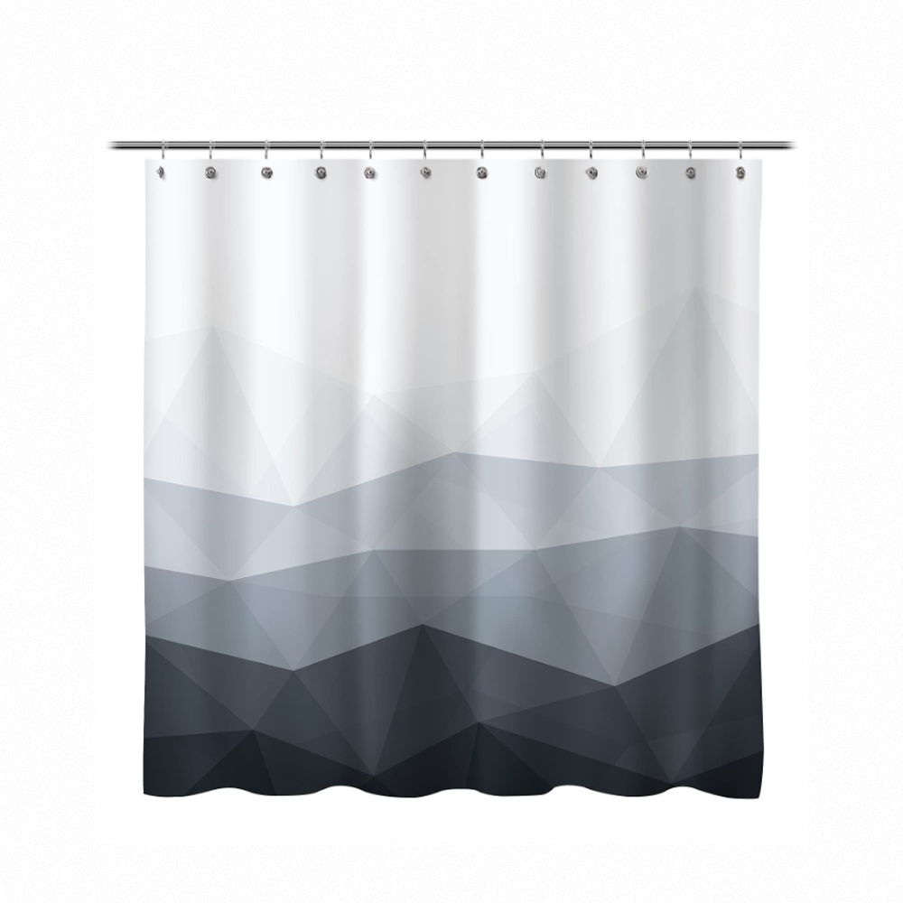 geometric-waterproof-shower-curtain, , large
