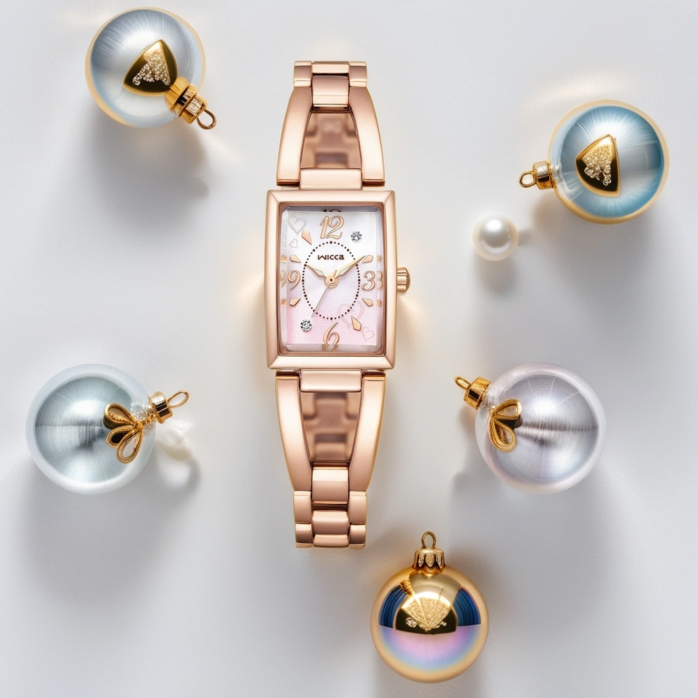 CITIZEN 星辰 Wicca 公主系列 台灣限定款 太陽能女錶 KF7-562-91, , large