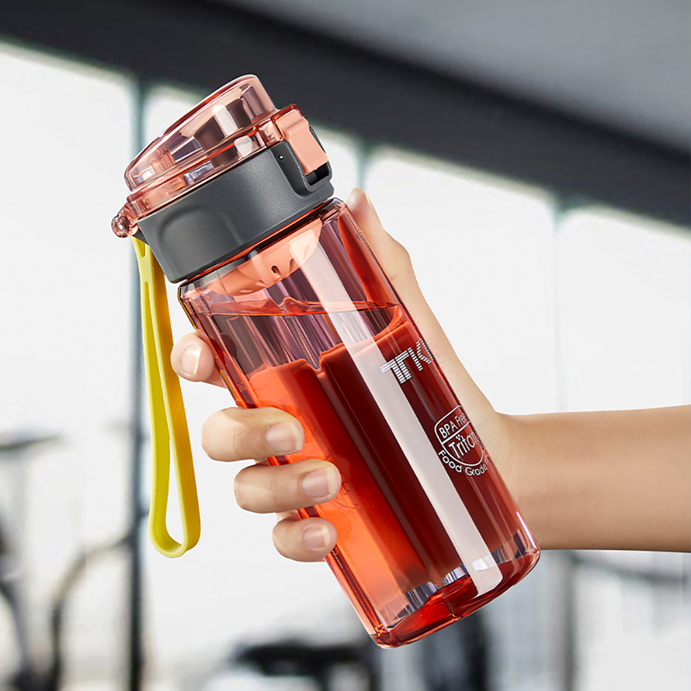 【TKK】美國進口Tritan辛格系列 手提式 運動水壺450ML(直飲口設計)-鑽石黑, 鑽石黑, large