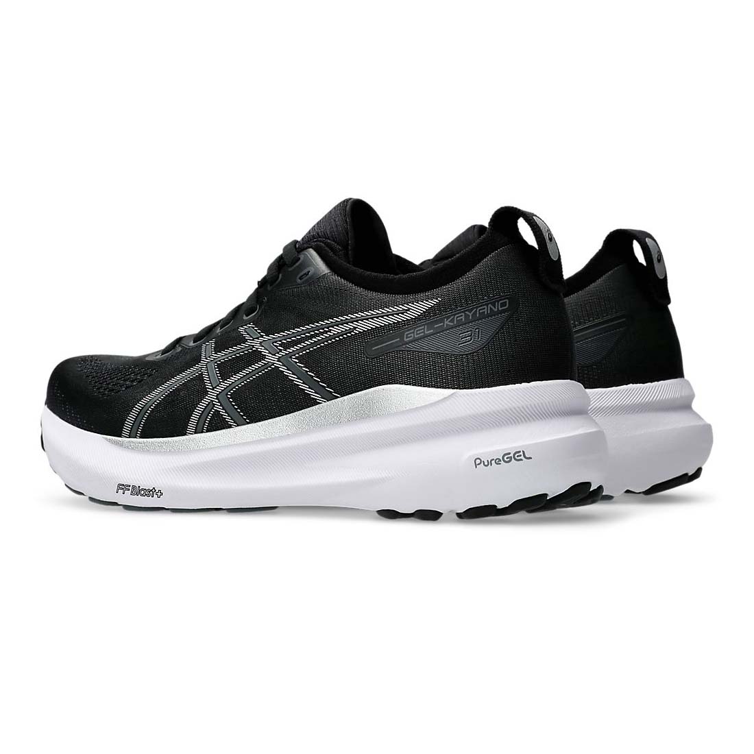 [秉宸] ASICS GEL-KAYANO 31 (D) 女慢跑鞋 黑白 1012B671-002, , large
