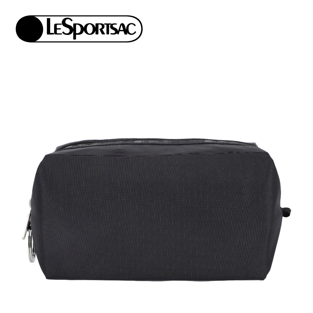 Lesportsac Large Zip Pouch 大型拉鍊收納包 化妝包 盥洗包 旅行袋 送禮 推薦(永恆黑)