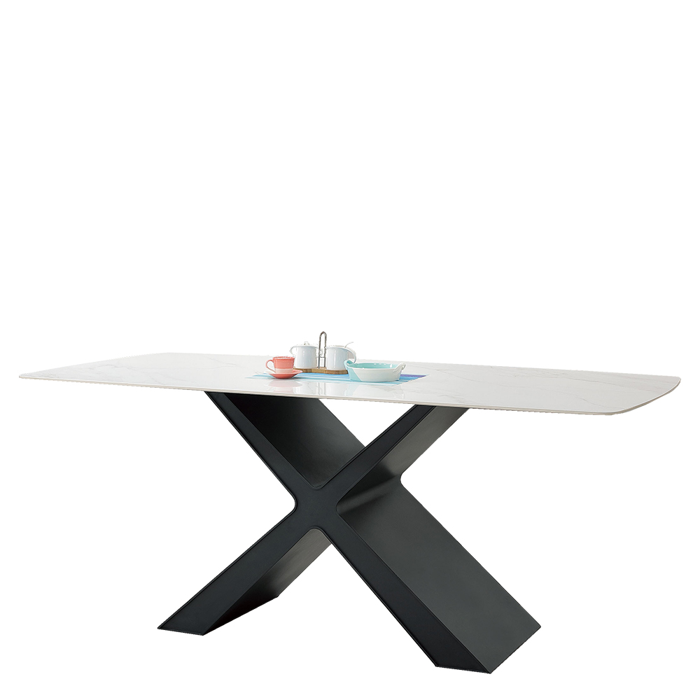 【Hampton 漢汀堡】芮卡6尺柔光岩板餐桌, , large