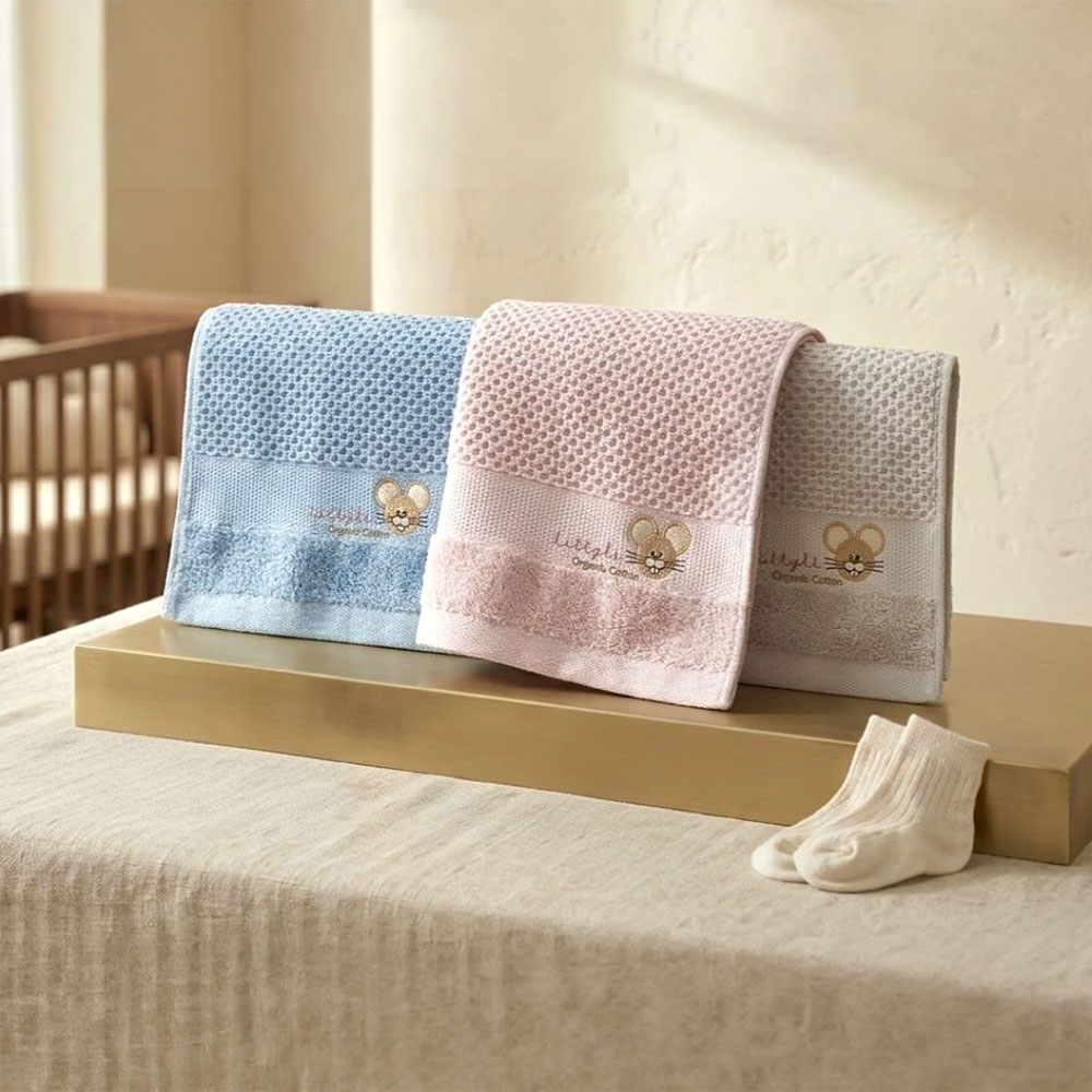 [Kaimei Cotton Industry] excellent pure cotton mesh, skin-friendly adult towel/bath towel/face towel/towel, big-eared rat style, , large