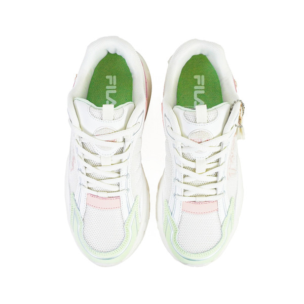 Kixpress-Fila Cherry Blossom 女 運動休閒鞋 老爹鞋 櫻花限定 米綠 [5-C306Z-165], , large