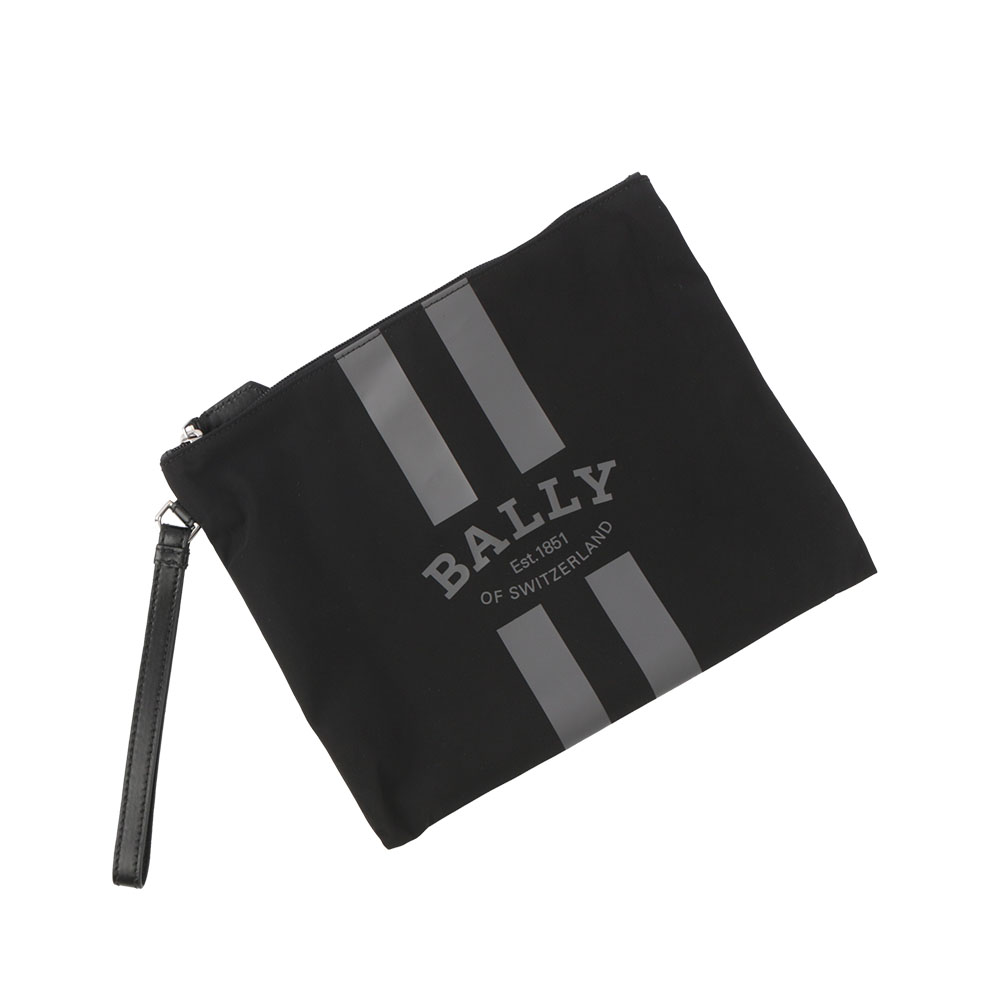 BALLY On The Go 條紋尼龍手提/肩背托特包/贈收納袋/, , large