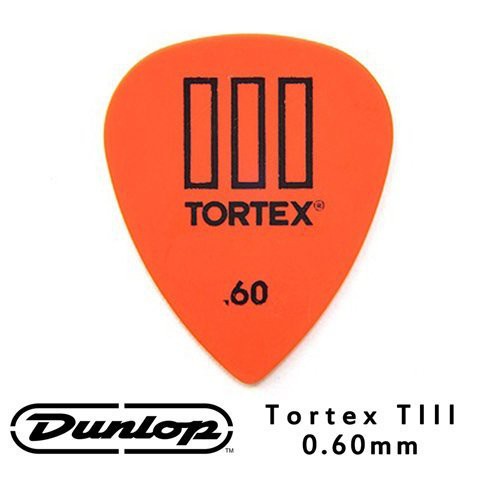 Jim Dunlop Tortex TIII 462R 0.60mm Pick (三片、十片組)【敦煌樂器】, , large