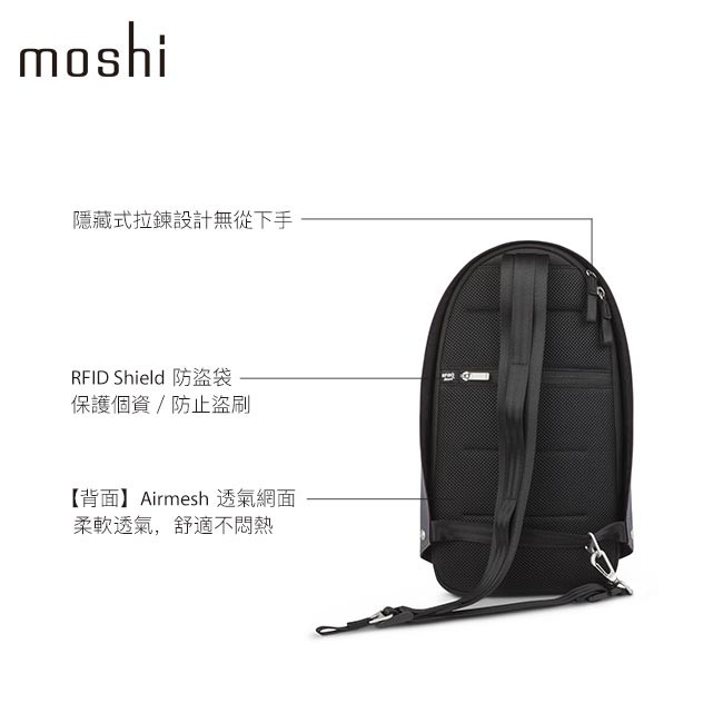 Moshi Tego 城市行者系列 - 防盜單肩隨行包 ( 2019年 SS 春夏限定新色 ), , large
