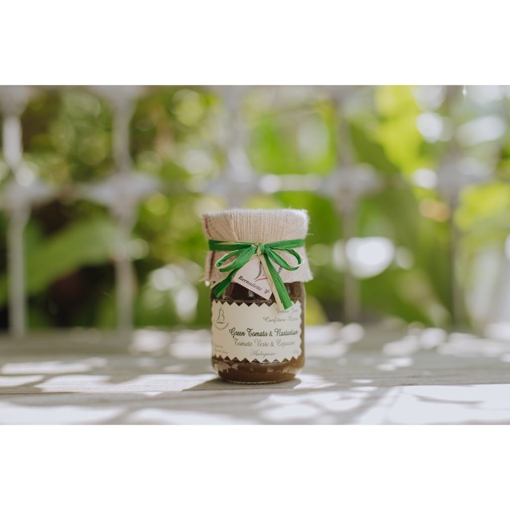 【 B de L小銅鍋 】120g 綠番茄&旱金蓮果醬 100%天然/手工製作/貴族秘密食譜, , large