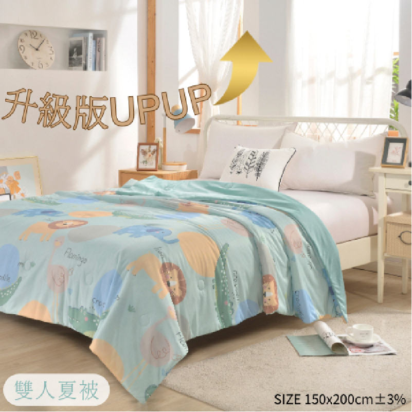 Printed summer double quilt, , large