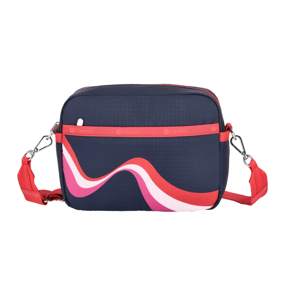 |快速出貨|Lesportsac Deluxe Crossbody 拉鍊斜背包/ 復古波浪, , large