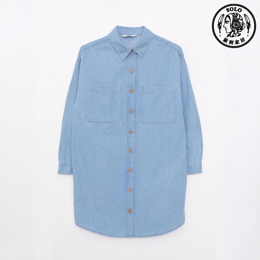 【SOLO Vintage】LCW Vintage Denim Shirt 100% Cotton Made in Turkey XS, , large