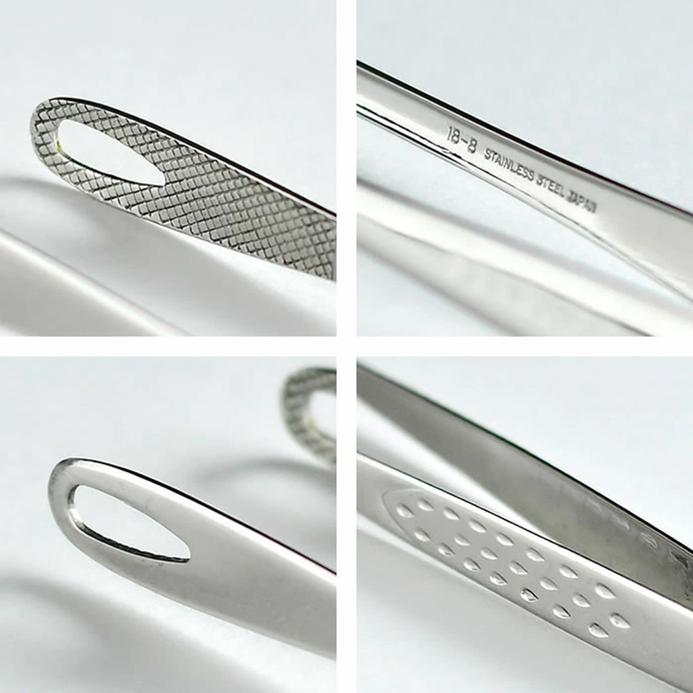 【Senbudō】Japan-Made Slim Multi-Purpose BBQ & Cooking Tongs 30.5cm – Large (304 Stainless Steel / Dishwasher-Safe), , large