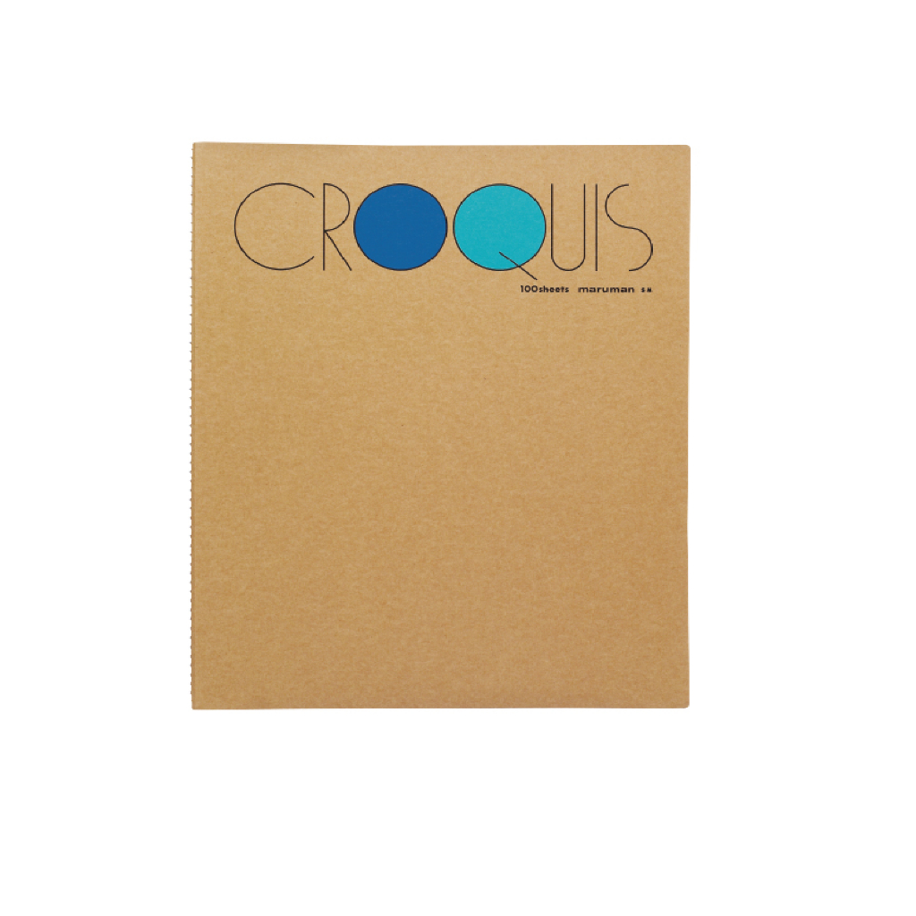 *需預訂 日本 maruman M素描本 100頁 /本 紅SM-01 藍SM-02藍色M號