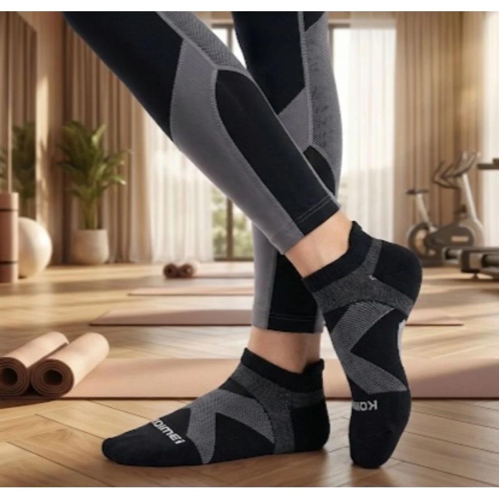 [Kaimei Cotton Industry] Randomly excellent MIT made in Taiwan, top-notch sweat-absorbent and deodorant, small ears, boat-shaped arch socks, sports socks, thickened and deodorized, 20-24cm, , large