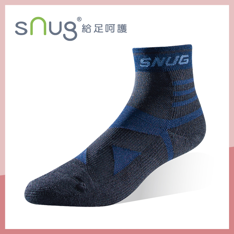 sNug健康除臭-運動繃帶襪, 2224黑藍, large