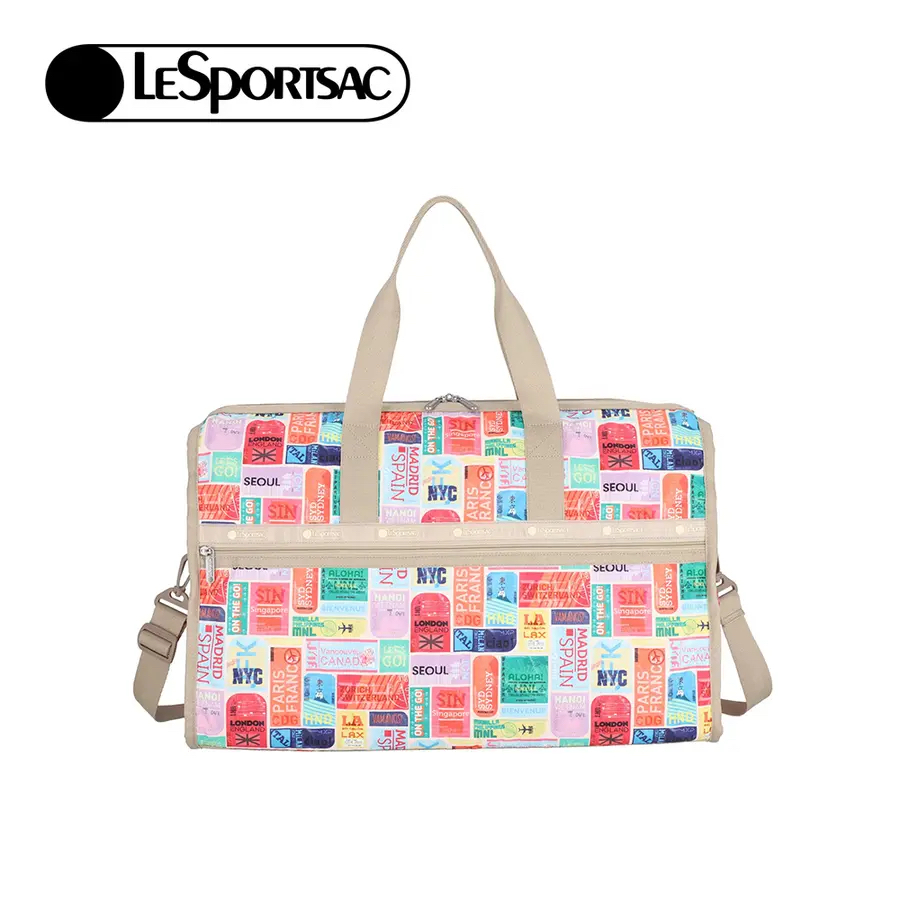Lesportsac Deluxe Lg Weekender 奢華大型旅行袋 / 旅人的印記, , large