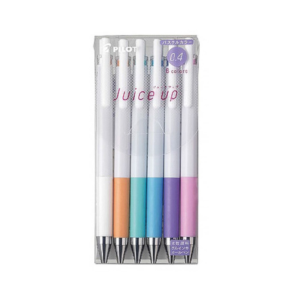 PILOT 百樂 超級果汁筆 粉彩 0.4mm 6色/組 LJP-120S4-P-S6, , large