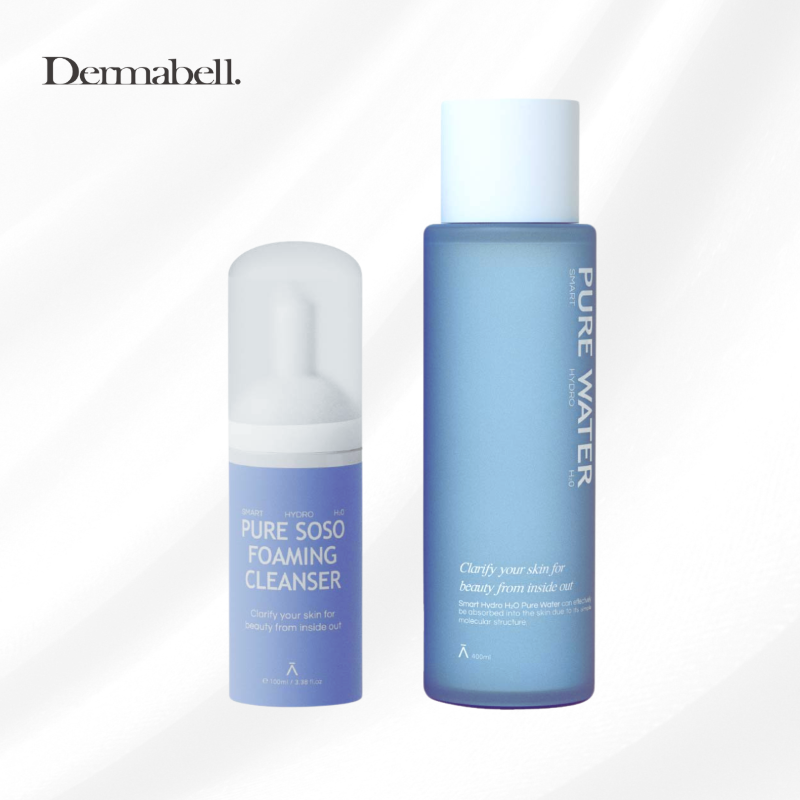 [韓國儷人閣] DERMABELL德瑪貝爾 基礎保養組 深海胺基酸潔面乳+海洋深層爽膚水, , large