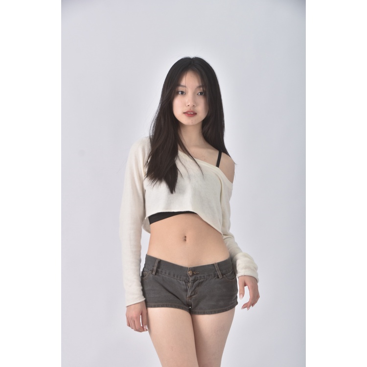 (XL) solberry質感灰色短褲二手衣