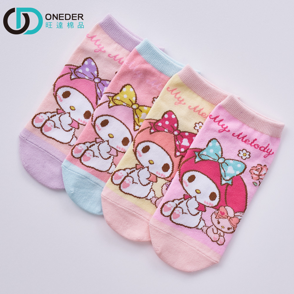 (多款)Sanrio 三麗鷗美樂蒂直版襪【旺達棉品】MM-A538, , large
