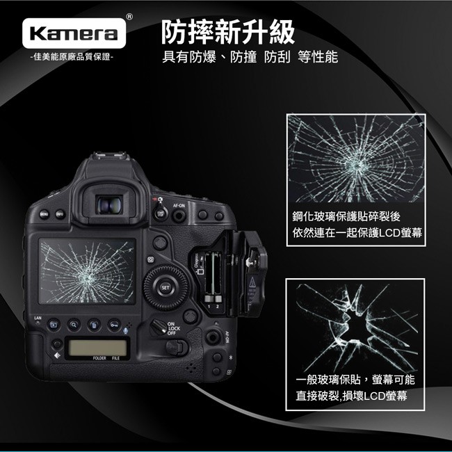 Kamera 9H鋼化玻璃保護貼 for Canon  1DX2, , large