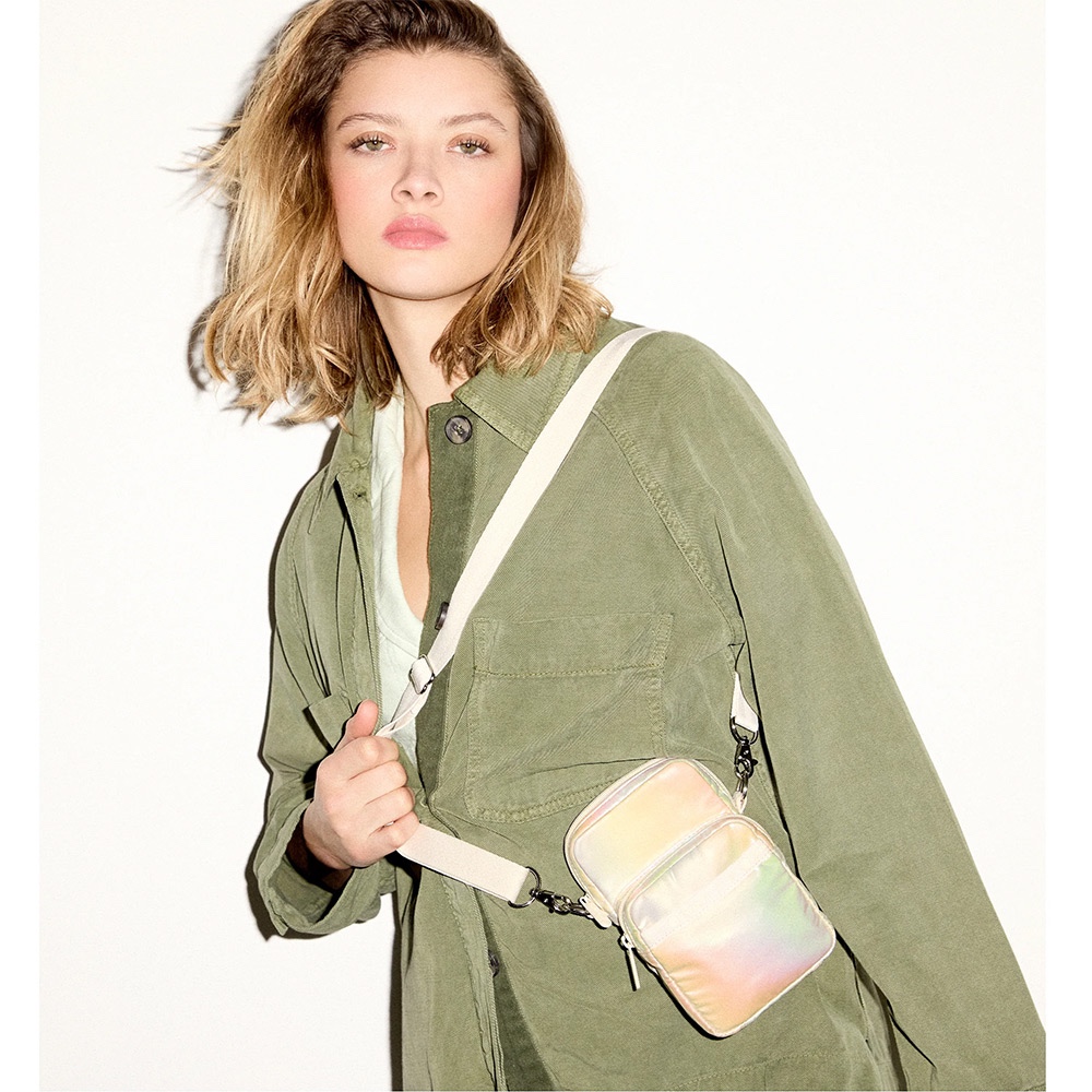 Lesportsac 珍珠奶油色迷你手機包 斜背包 隨身包 小包 送禮 禮物(漸層光影), , large