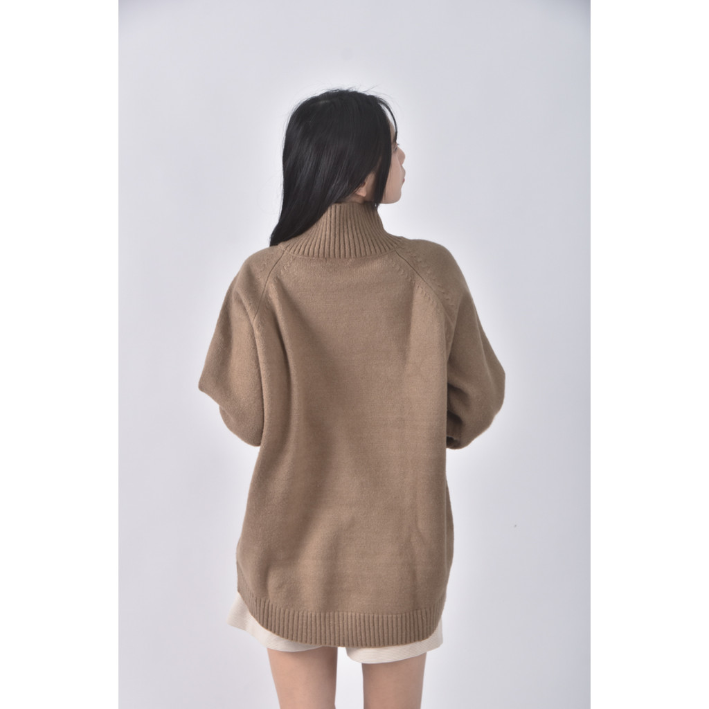 (XL) lowrys farm高領綠色毛衣二手衣, , large