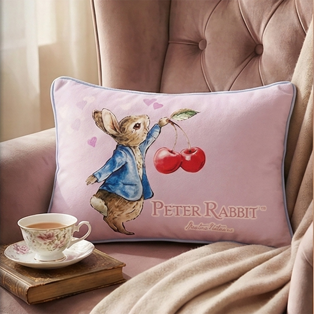 【世豐】Peter Rabbit 比得兔腰枕-粉紅櫻桃, , large