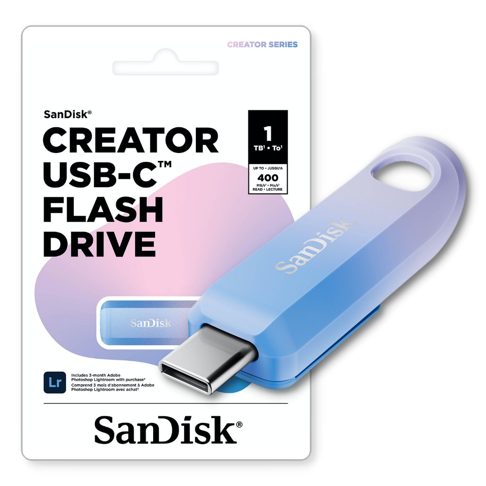 【SanDisk】CZ75C Creator 1TB USB Type-C 隨身碟 高達 400MB/s, , large