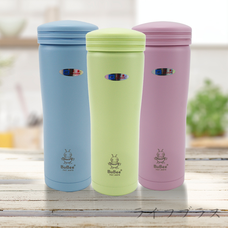 好妙用304不鏽鋼真空休閒杯-0.5L-綠色-2支, , large