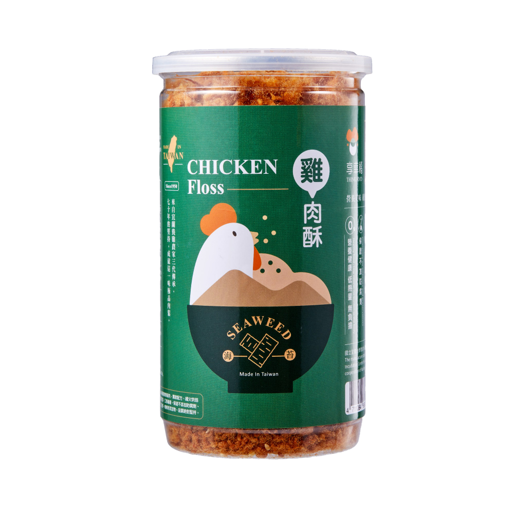 【ThinkFoods】Seaweed Chicken Floss (Plastic Pack)