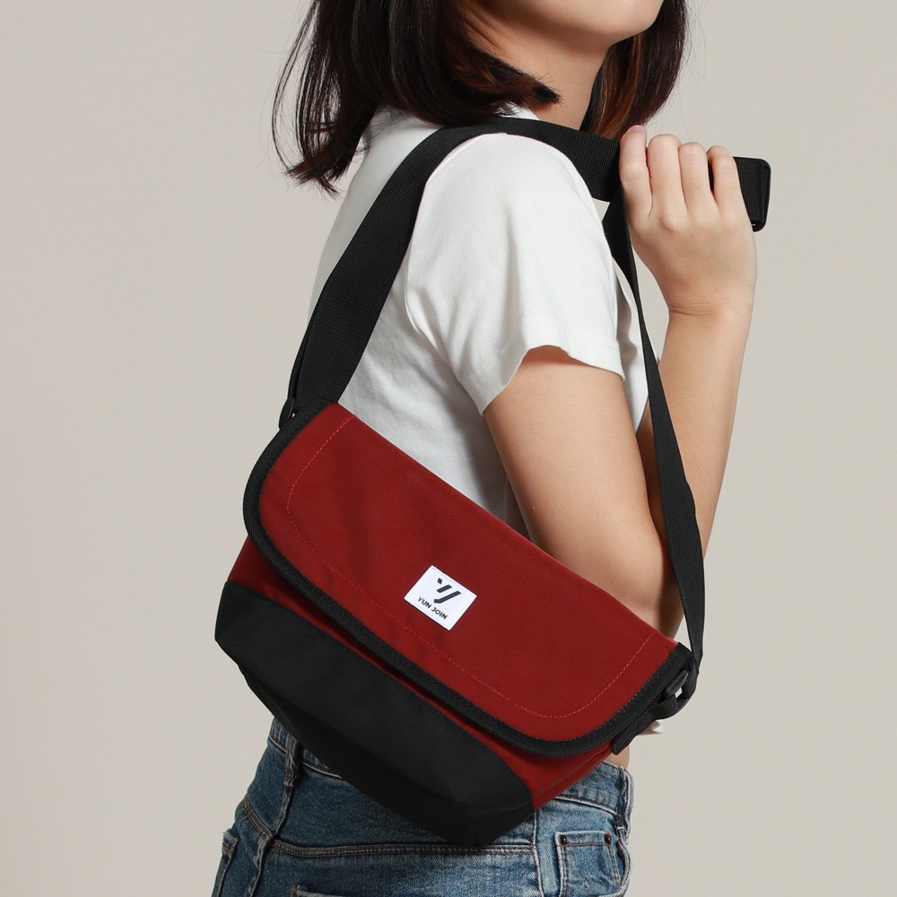 【YUNJOIN】TWILL-Lightweight side backpack, , large