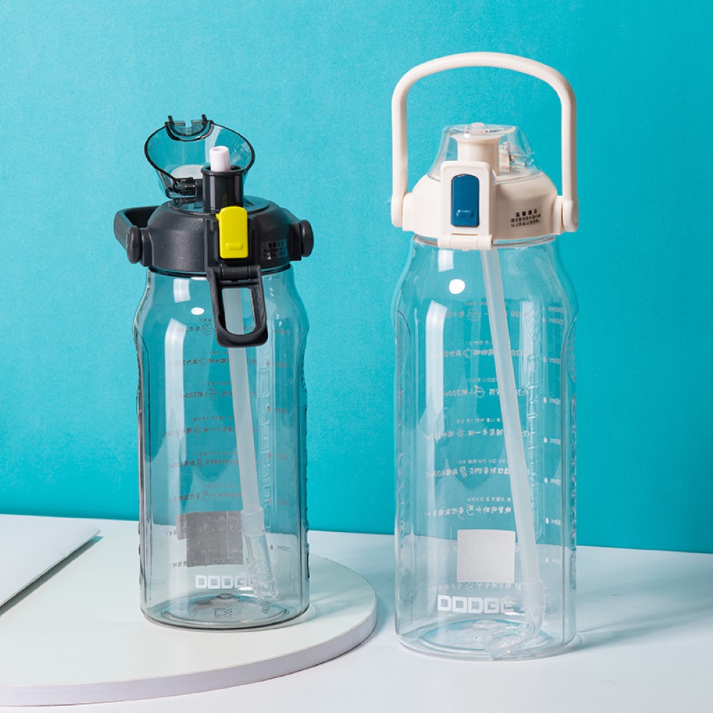 【H&R安室家】Dodge 道奇Tritan大容量彈蓋水壺 運動水壺1500ml(H30), , large