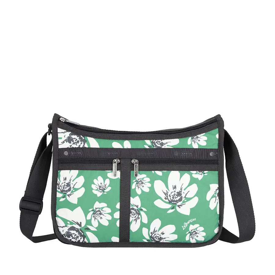 Lesportsac Deluxe Everyday Bag 奢華斜背包 / 翠綠花園, , large