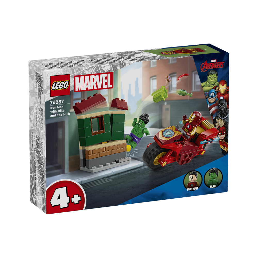 LEGO Iron Man with Bike and The Hulk, , large