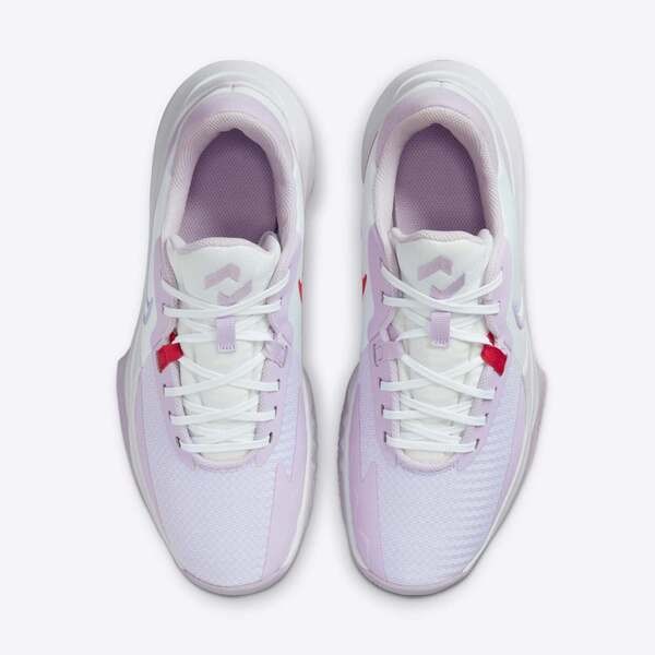 [Kixpress] Nike Precision VI 男 籃球鞋 運動鞋 緩震 疾速型 球鞋 白 粉紫 [DD9535-100], , large