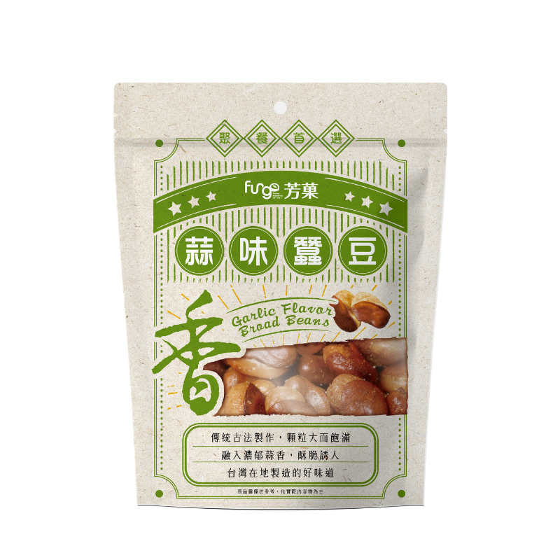 [Wanxin] Fungo Garlic Broad Beans 160g (2-Pack), , large