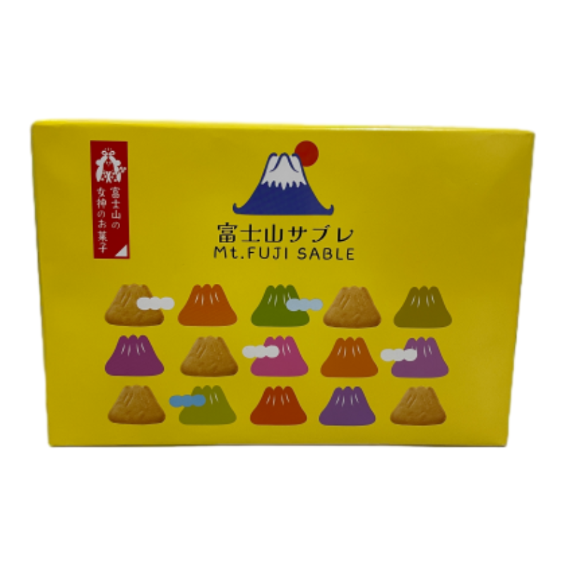 Mount Fuji-shaped shortbread gift box, , large