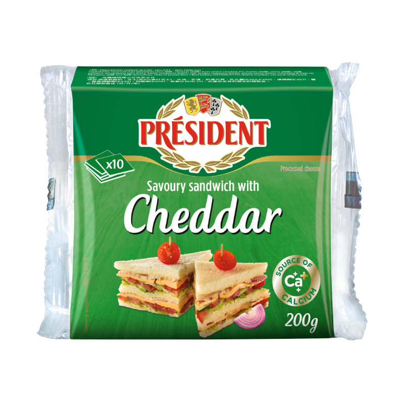 總統牌三明治切片乾酪, , large