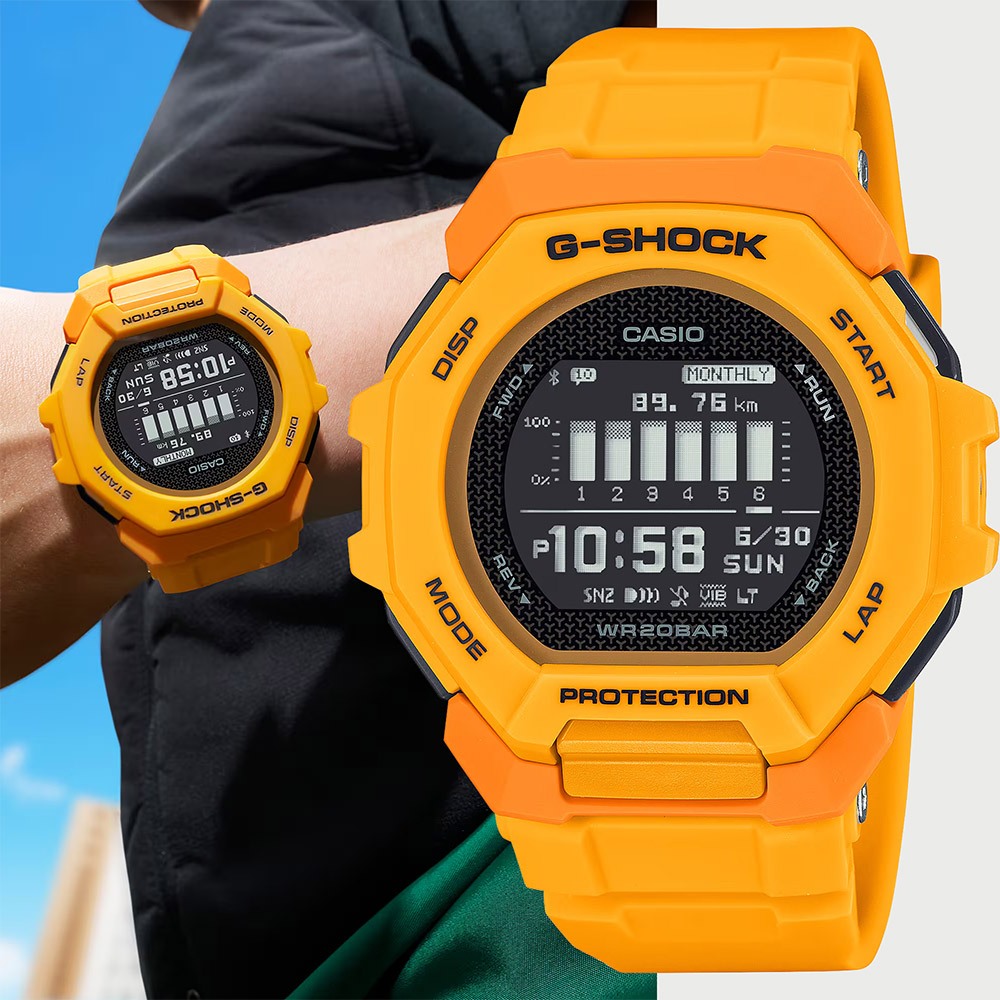 CASIO 卡西歐 G-SHOCK G-SQUAD 訓練計畫 GPS多功能運動藍芽手錶 GBD-300-9, , large