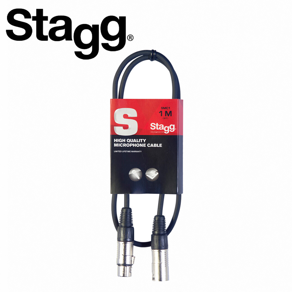 STAGG SMC1(C對C)1M麥克風線【敦煌樂器】, , large