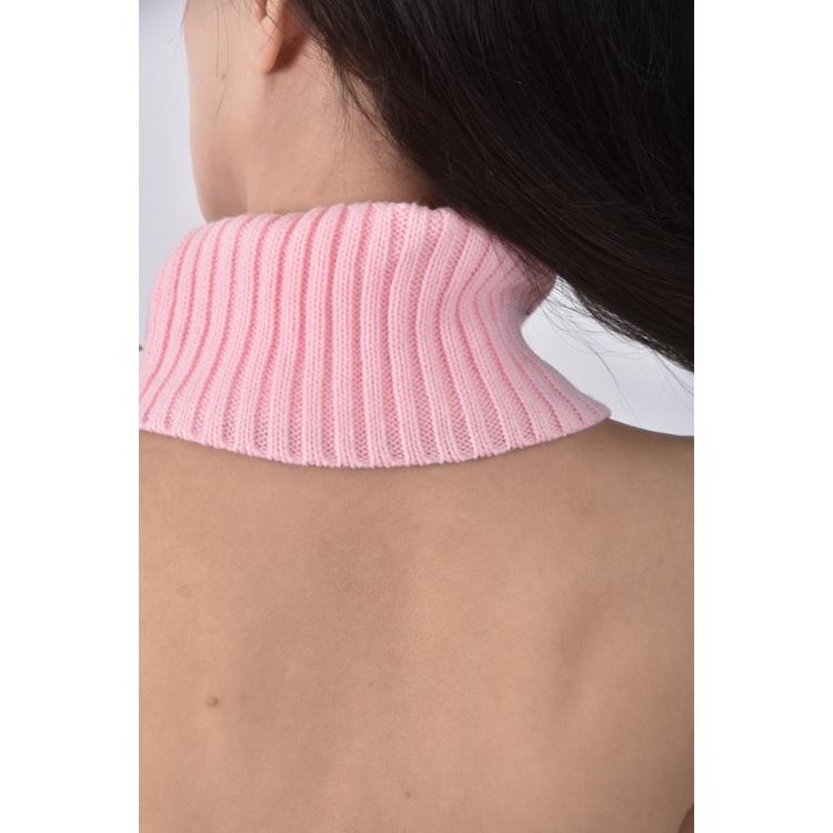 (S) 【安于晴Charlene私服】質感修身短版露背粉色上衣二手衣, , large