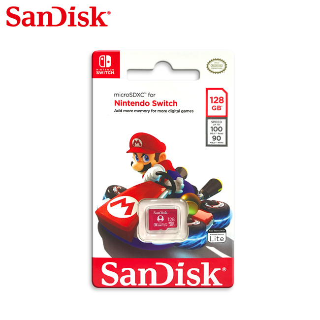 【SanDisk】Nintendo Switch 128G UHS-I A1 microSDXC 記憶卡, , large