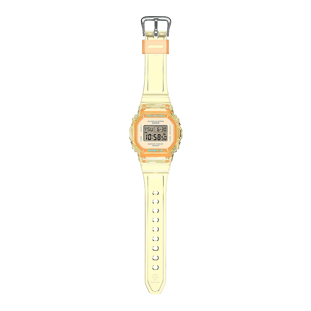 CASIO 卡西歐 BABY-G 夏季透明方形女錶電子錶 BGD-565SJ-9, , large