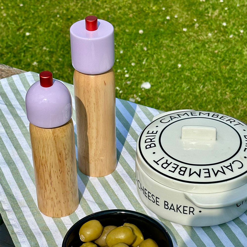 【英國 MÆGEN】胡椒&海鹽研磨罐-紫(L), , large