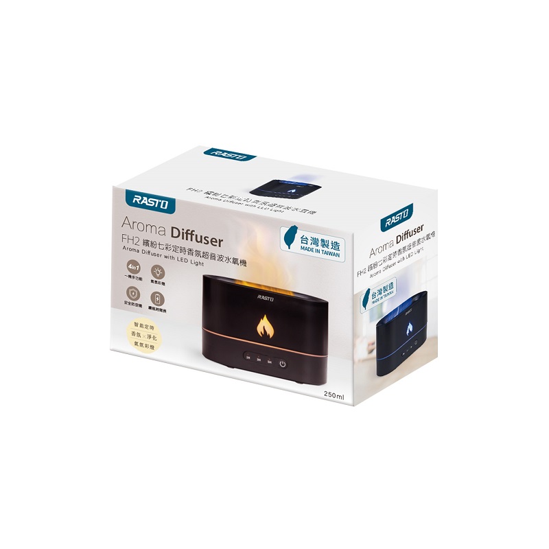 RASTO FH2 Aroma Diffuser with LED Light, , large